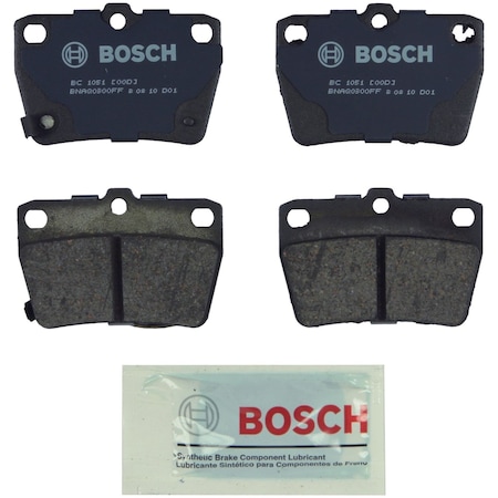 Bosch Quietcast Disc Disc Brake Pads, Bc1051 BC1051